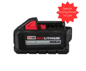 Delivers 50% more power, runs 50% cooler & works in extreme cold. Fully compatible with 200+ M18 tools, with an onboard gauge for runtime monitoring.